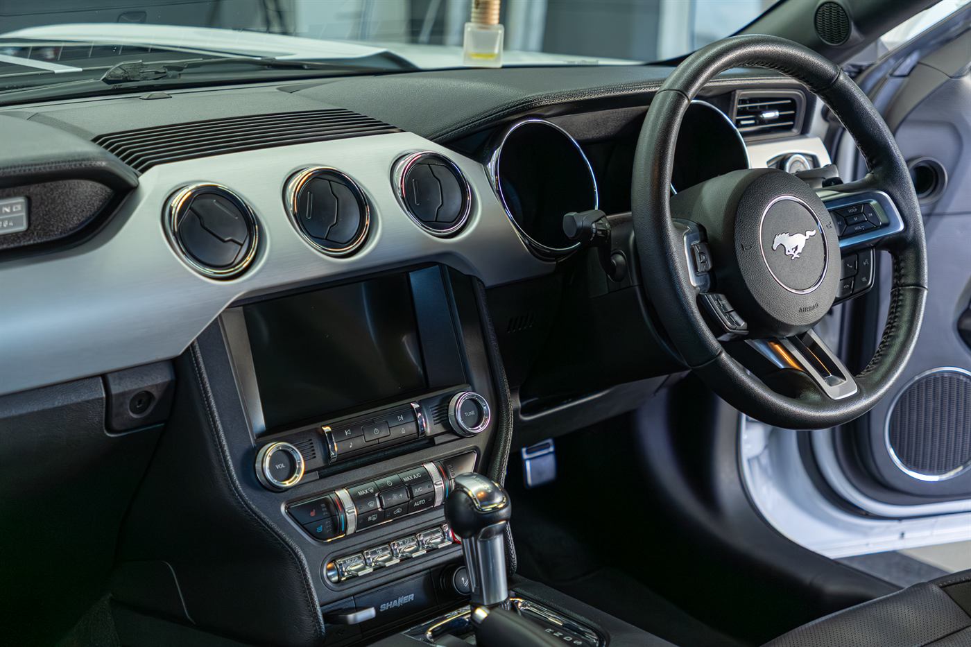 Detailed Mustang interior